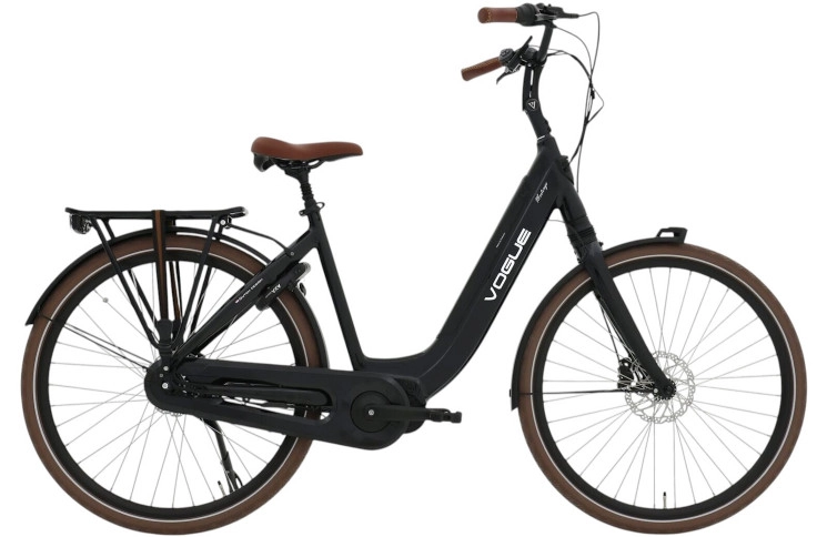 E-BIKE Vogue Mestengo 8 28"/46cm/Shine-Black/36V 12.8Ah 460Wh AKM Z5 80Nm LED