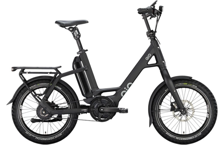 QiO Elektrische compactfiets EINS P-E №1 20"/48cm/enviolo traploos/nachtzwart mat/02652050