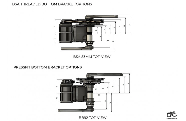 CYC middenmotor set X1 Stealth Gen 3