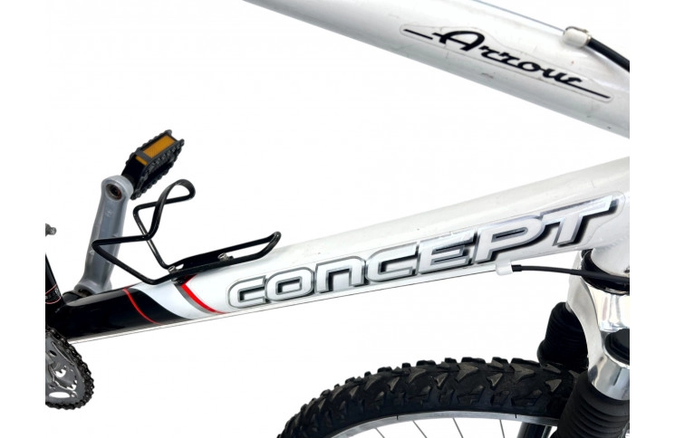 Herenfiets Concept Arrow H/zwart-wit/al/26/sport/f51cm