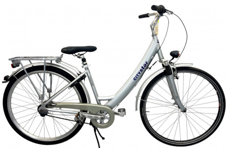Damesfiets Citystar Bike silver/w/28/sity/al/45cm