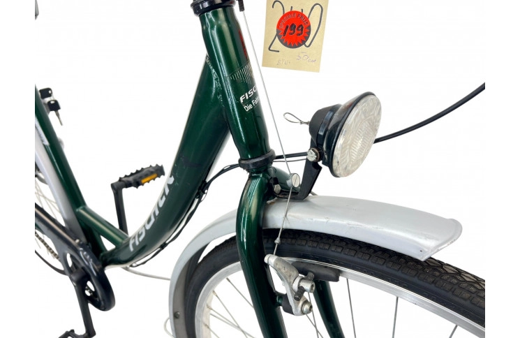 Damesfiets Fischer w/sity/green/28//50cm