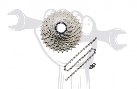 Ultrasoon reinigen van de aandrijving