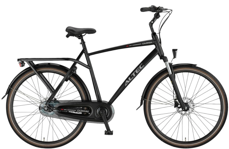 Herenfiets Altec Omega HYD 28"/55cm/N-7/mat-zwart