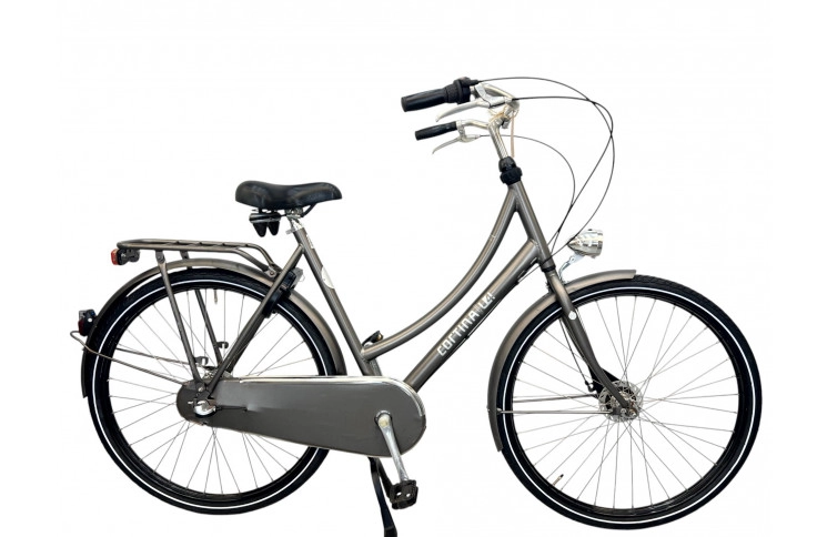 Damesfiets Cortina U4 D/al/grijs/28/transp/f57