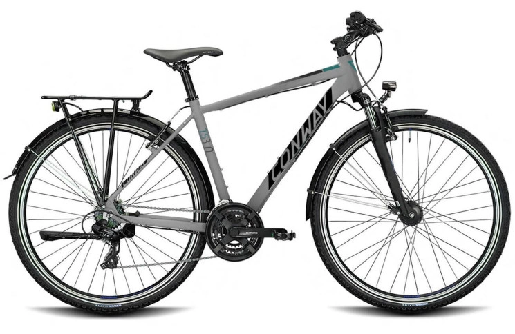 CONWAY Trekking bike TS 3.0 28"/50cm-M/21/light grey matt - moos metallic/02897197