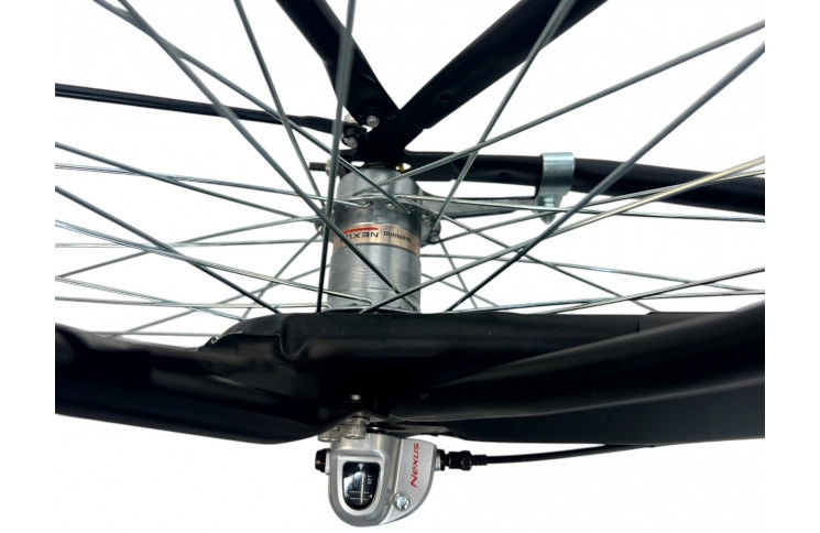 Herenfiets Altec Dutch 28inch Transportfiets N-3 Heren 57cm Mat zwart