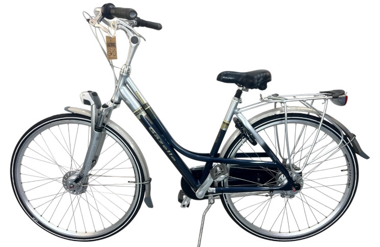 Damesfiets Gazelle Davos 28"/49cm/Blauw-grijs