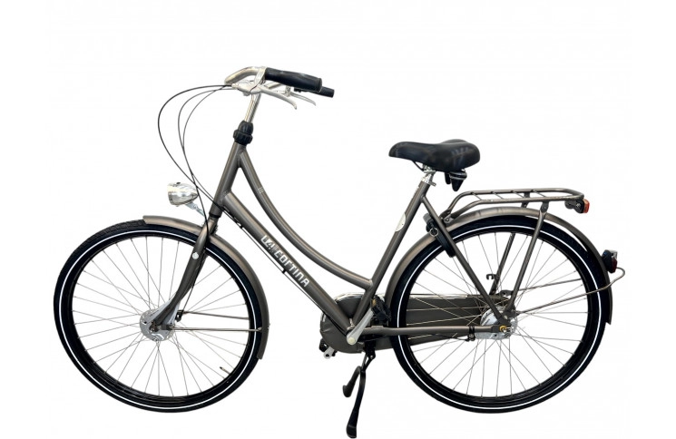 Damesfiets Cortina U4 D/al/grijs/28/transp/f57
