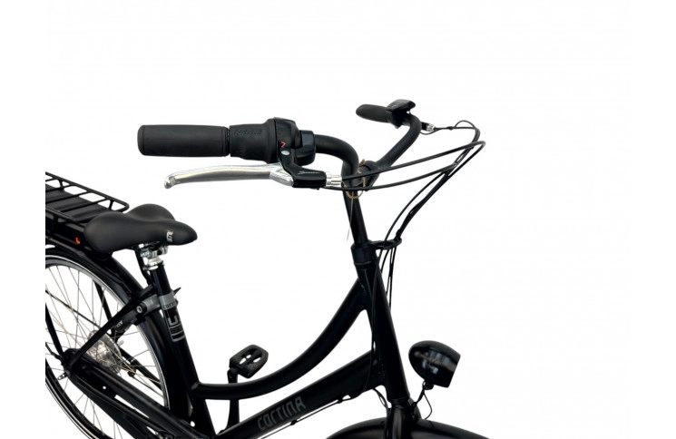 Damesfiets Cortina U1 E-bike W/al/stad/28/zwart/f50 (450Wh/10.4Ah/43V)