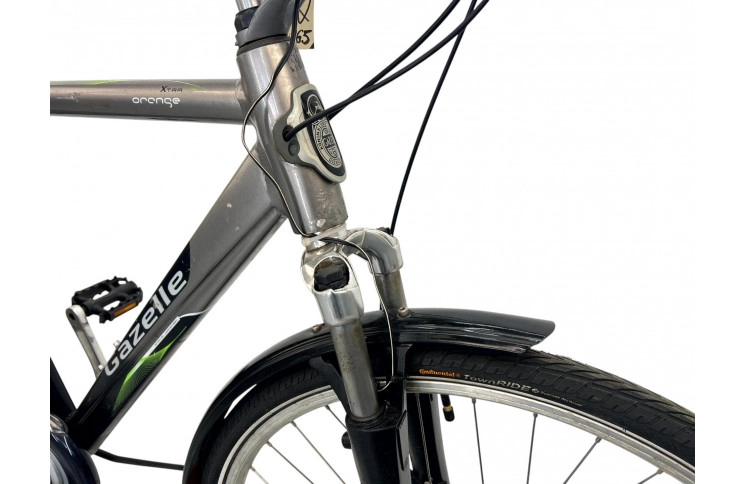 Man's bicycle Gazelle Orange m/grey/28/al/sity