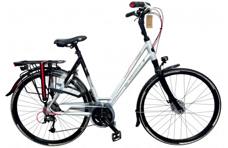 Woman's bicycle Gazelle Eclipse Trecking w/al/sity/silver/28/f53