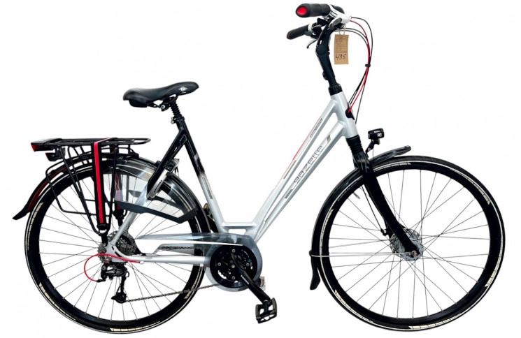 Damesfiets Gazelle Eclipse Trecking w/al/sity/silver/28/f53