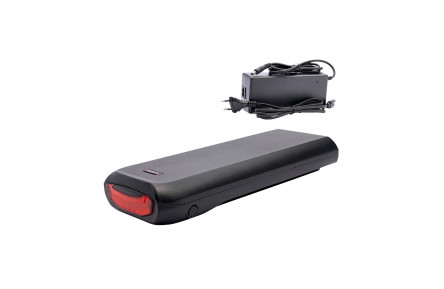 Lacros, Shinga bagagedrager fietsaccu 36V 13Ah (468Wh) incl. nieuwe lader