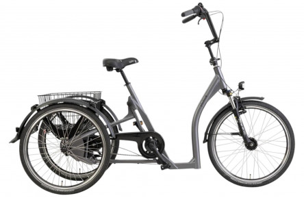 pfautec Shoppingfiets Tamo №1 24"/45cm/7/blauwgrijs mat/02090066