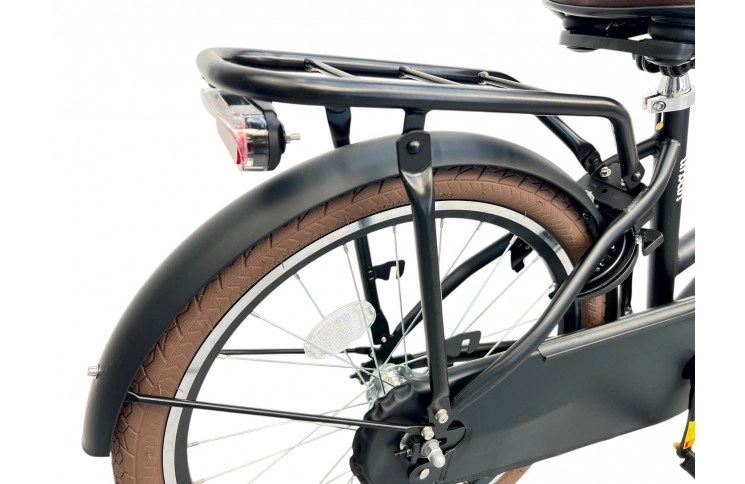 Meisjesfiets Altec Urban 22"/37 cm/Mat Zwart/22050