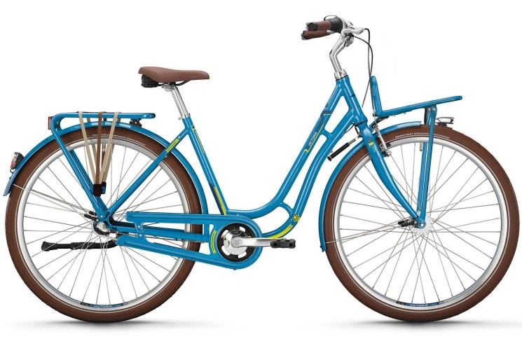 VICTORIA Stadsfiets ANTIQA 7 28"/55cm-L/7/bijgelovig blauw/02986925