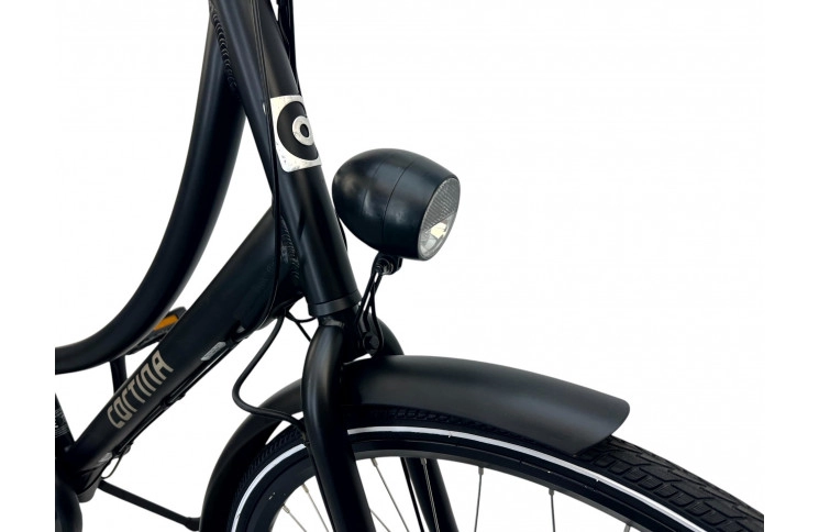 Damesfiets Cortina E -U1 w/al/ebike/28/black/f57 (450Wh/10.4Ah/43V)
