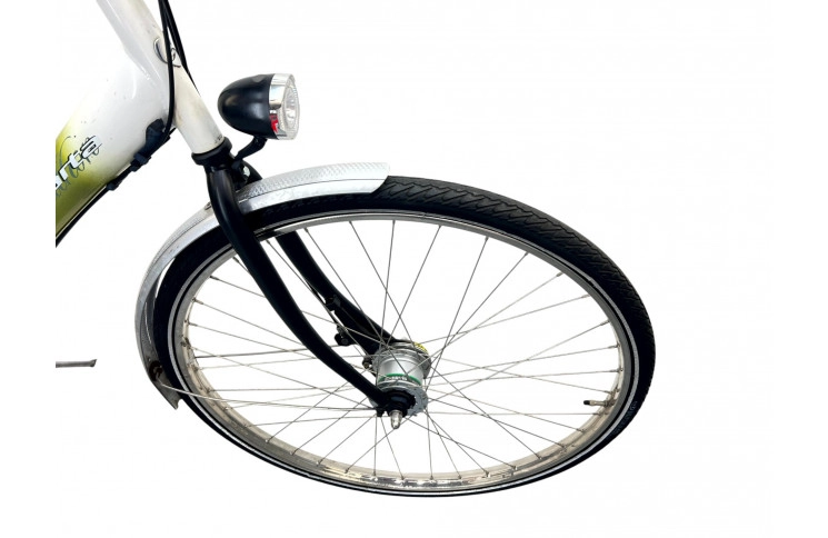 Damesfiets Sparta Marathon 28"/50cm/wit-groen