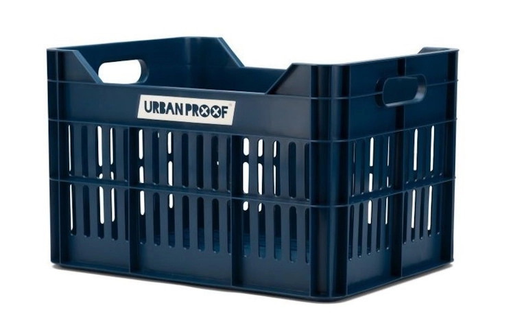 Gerecyclede Fietskrat Urban Proof Click 30 Liter - Donkerblauw