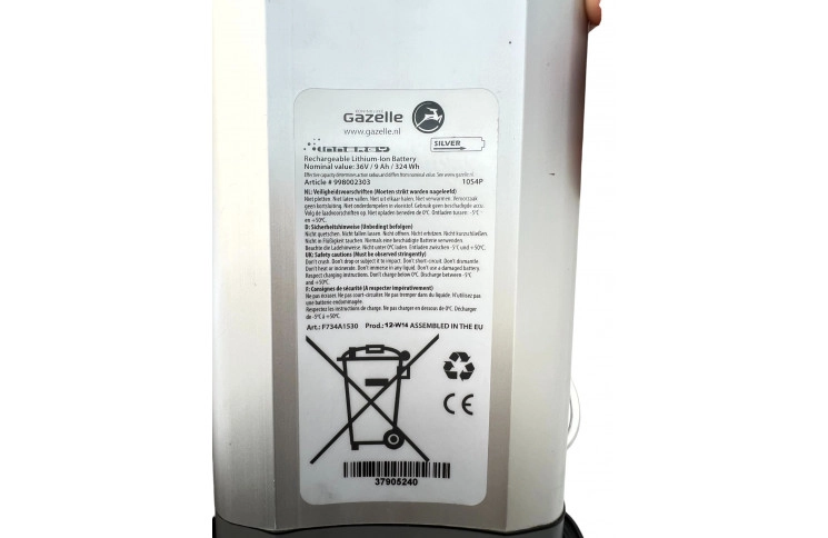 Woman's bicycle E-bike Gazelle GoldLine 28" 53cm (36V 9Ah 324Wh)