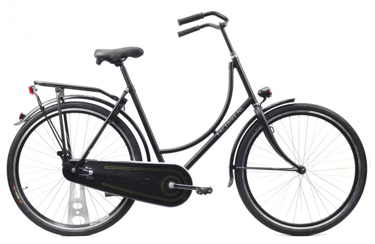 Damesfiets Azor Oklahoma 28" 56 zwart mat