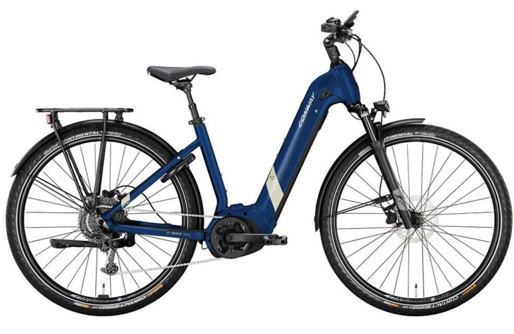 CONWAY Electric trekking bike Cairon T 2.0 625 28"/38cm-XS/9/blue metallic - desert matt/02829448