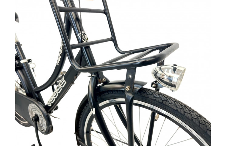 Damesfiets Vogue Transporter M/sl/zwart/24/tr/f42