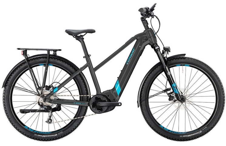 CONWAY Elektrische SUV Cairon C 2.0 625 27.5"/37cm-XS/9/zwart metallic mat - turquoise metallic/02819621