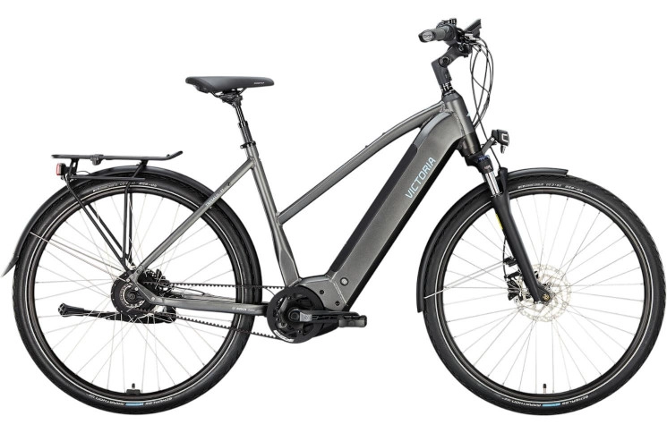 VICTORIA Elektrische trekkingfiets TRESALO 17 №1 28"/53cm-M/enviolo traploos/vleermuiszwart/02920085