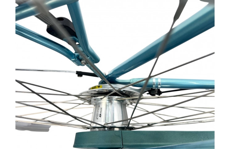 Damesfiets E-Bike VOGUE ELITE, 7SP/28"/50CM/MINT-BLUE/36V 13Ah 468Wh