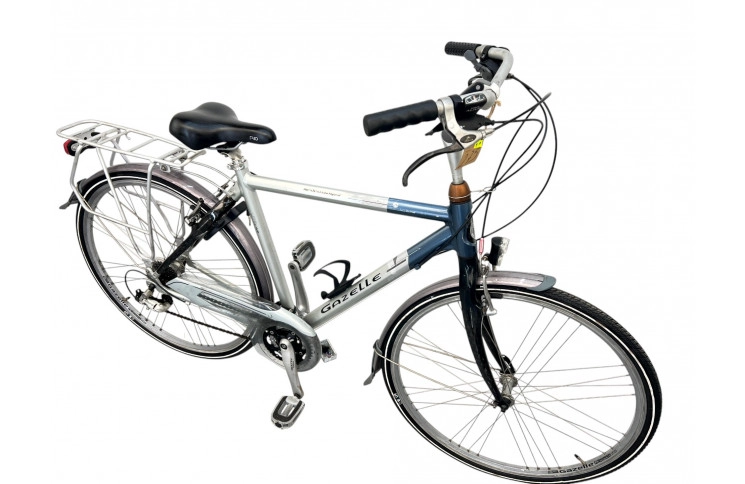 Herenfiets GAZELLE MEDEO silver/28/w/al/sity/54