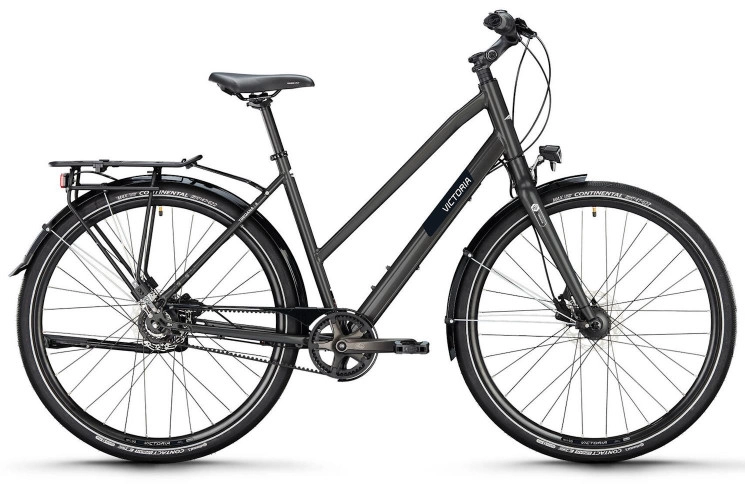 VICTORIA Trekkingfiets TREQANA 9 №1 28"/51cm-M/8/onyxgrijs mat/02921279
