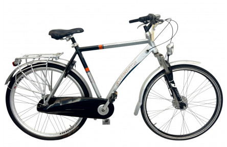 Herenfiets Batavus Weekend silver/28/sity/al/m