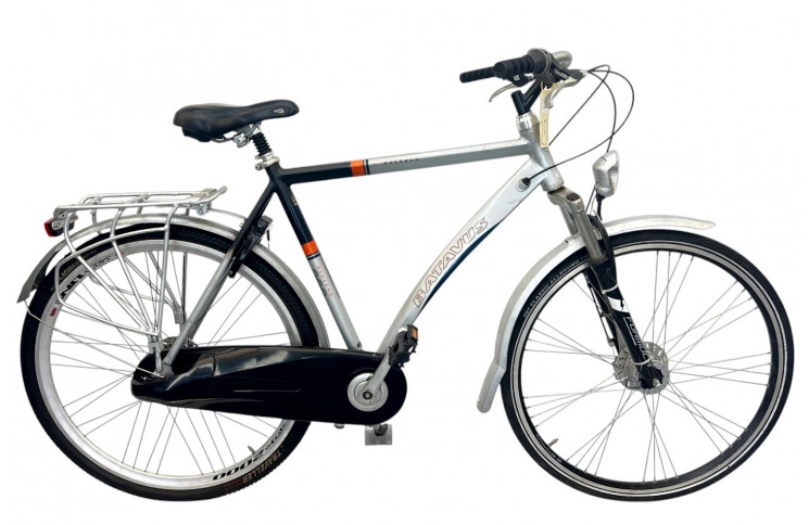 Herenfiets Batavus Weekend silver/28/sity/al/m