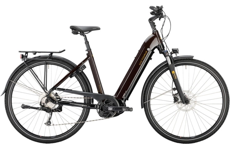 VICTORIA Elektrische trekkingfiets eTrekking 12.8 28"/51cm-M/9/knapperig bruin/02976900