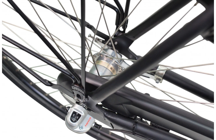 Herenfiets Cargo Black 28"/53cm/Zwart