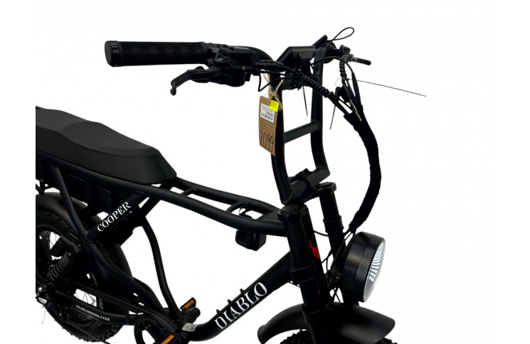E-BIKE DIABLO COOPER 20"/mat-zwart/15Ah 48V 720Wh