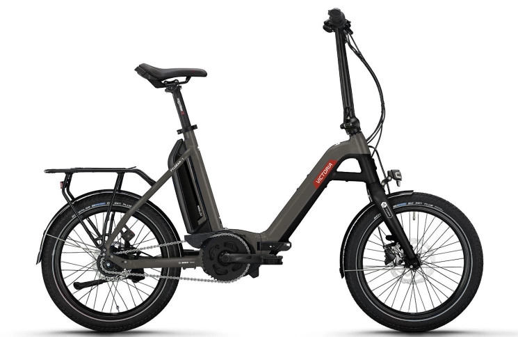 VICTORIA Electric folding bike Fylgran 1 №1 20"/45cm-Onesize/5/bat black/02920000