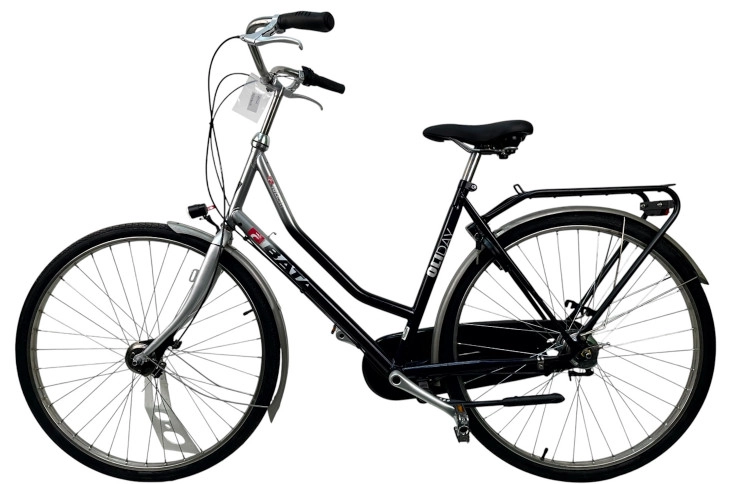 Damesfiets Batavus Holliday 28"/54cm/zwart-grijs