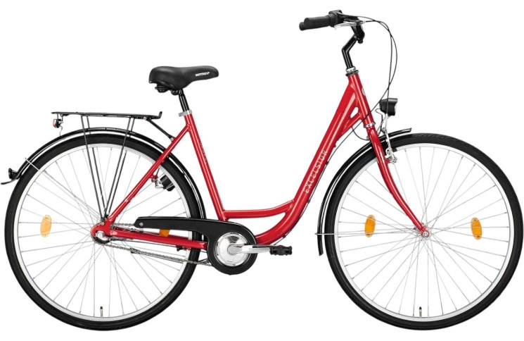 EXCELSIOR City bike Road Cruiser Alu 28"/46cm/3/cherry red/02180032