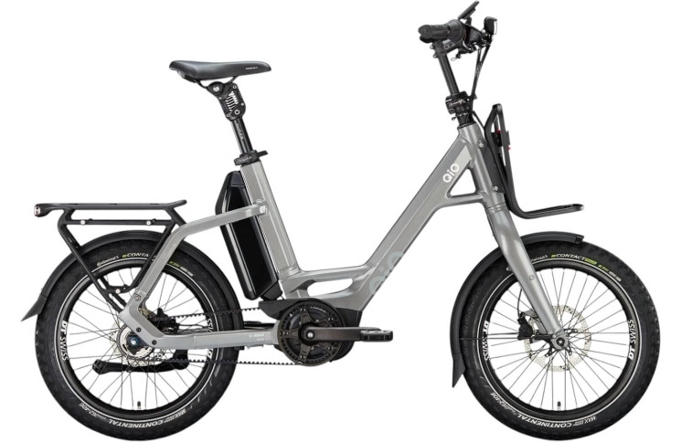 QiO Elektrische compactfiets EINS+ P-5 №1 20"/48cm/5/loodmetaal/02652064