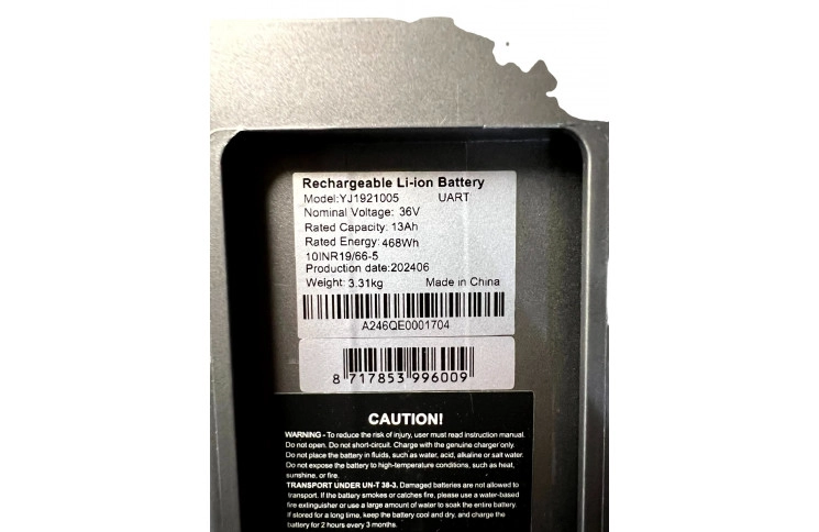 Damesfiets E-Bike Vogue Elite 28" 57cm (36V 13Ah 468Wh)