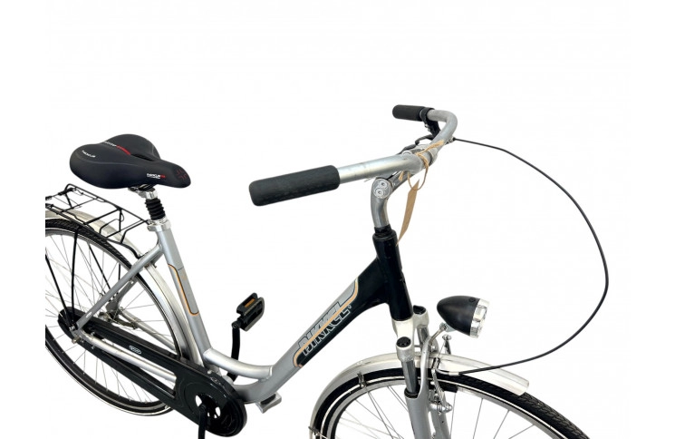 Damesfiets Bikkel w/silver/al/sity/28/51cm