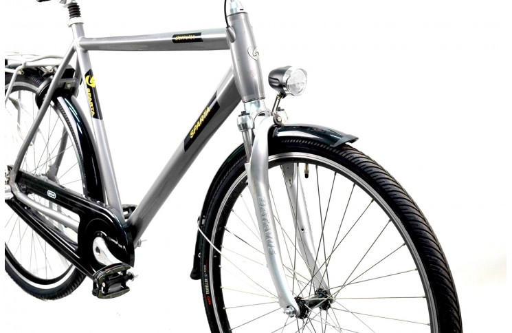 Herenfiets Sparta Olympia 28" 61 cm grijs