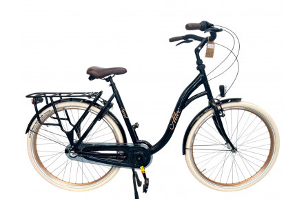 Damesfiets Altec Sweet Moederfiets N-3 Shiny Black 56cm