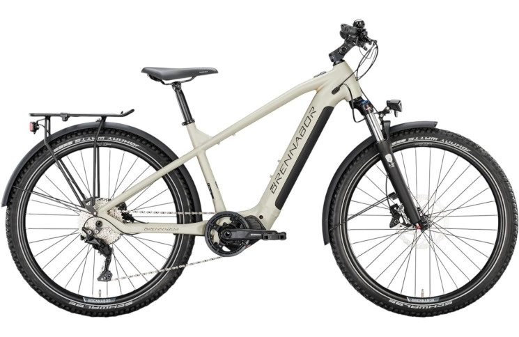 BRENNABOR Elektrische SUV A-92e 27.5"/40cm-M/10/sneeuwzilver mat - zwart mat/02503209