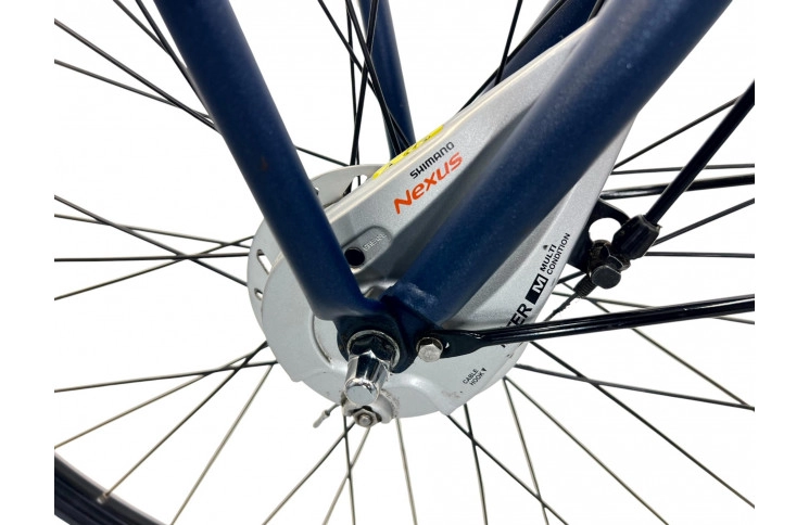 Damesfiets Avalon Cargo 28/56cm/blauw