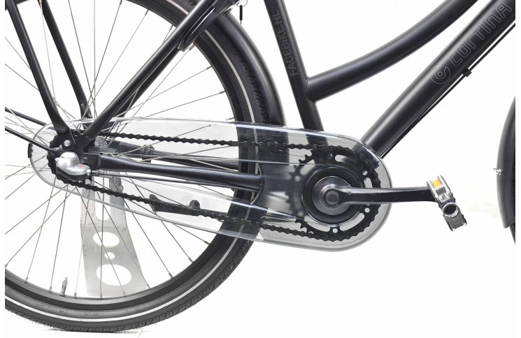 Transportfiets Cortina U4 26" 46 mat zwart