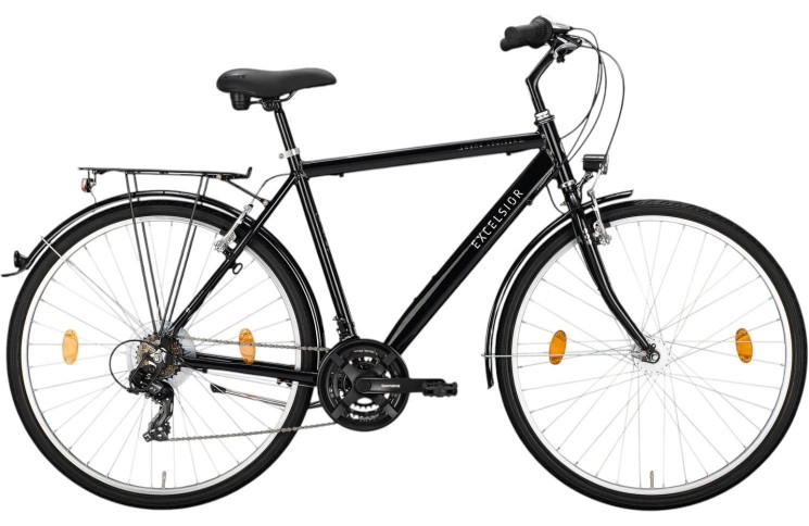 EXCELSIOR Trekking bike Road Cruiser 21 Alu ND №1 28"/55cm/21/black/02130197